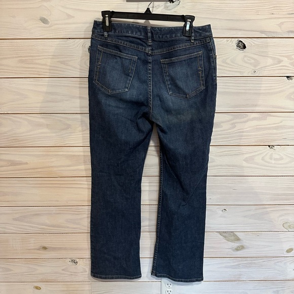 J. Jill Blue Straight Leg Jeans Medium Indigo - Picture 2 of 5